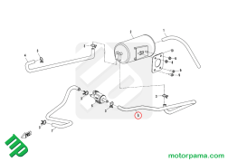 tubo vapori cf moto 9AYV-360003-5600 (2)